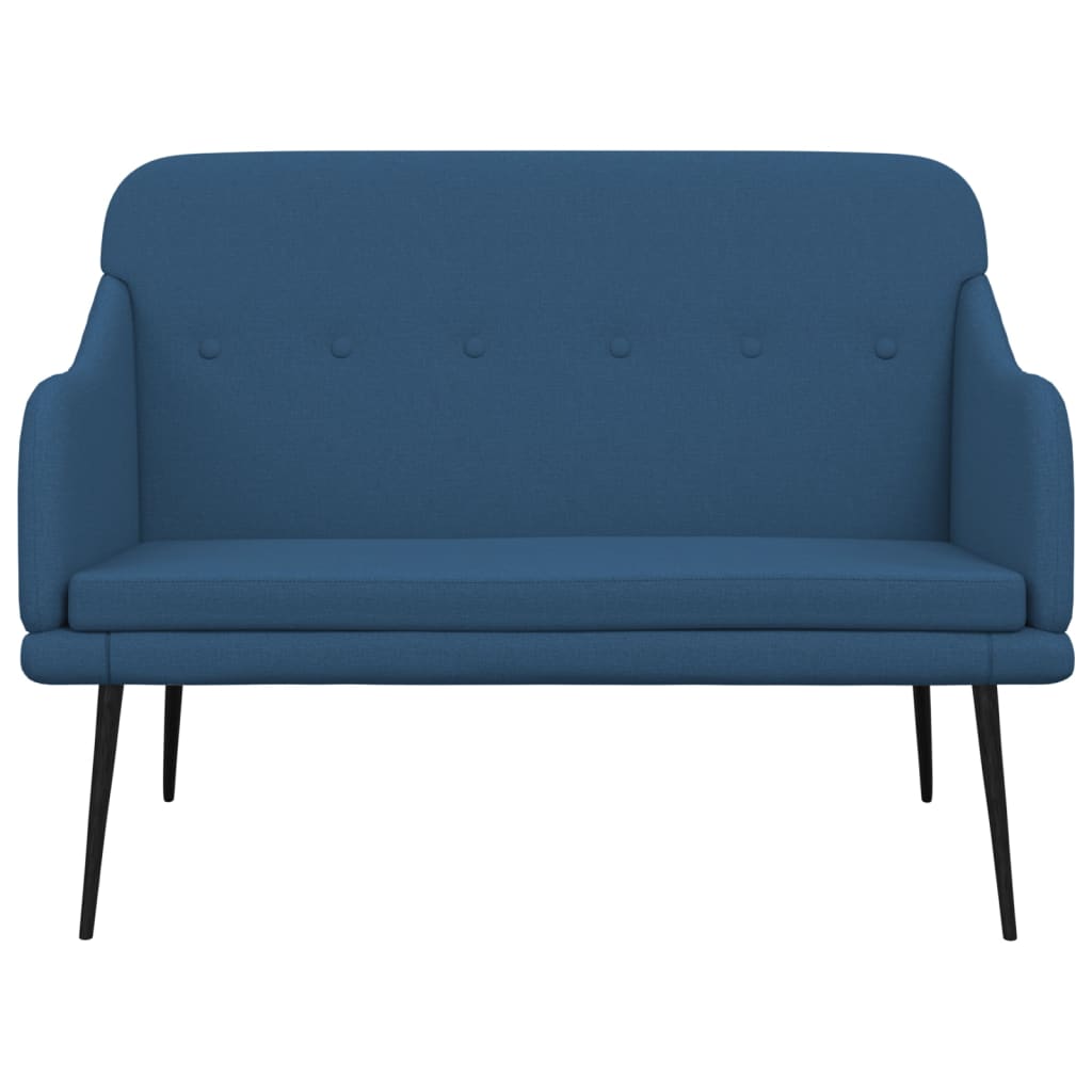 Klupa plava 110 x 76 x 80 cm od tkanine
