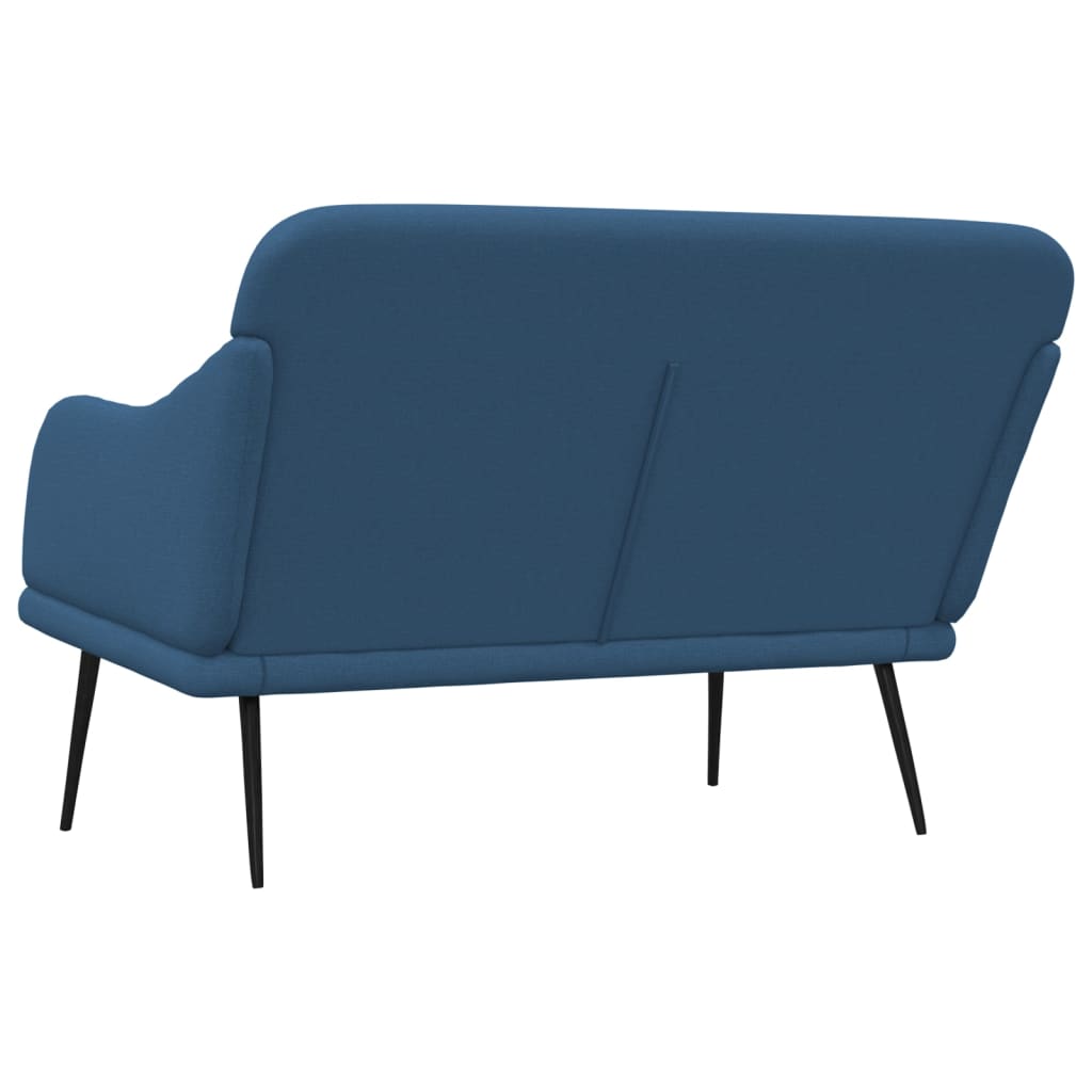 Klupa plava 110 x 76 x 80 cm od tkanine