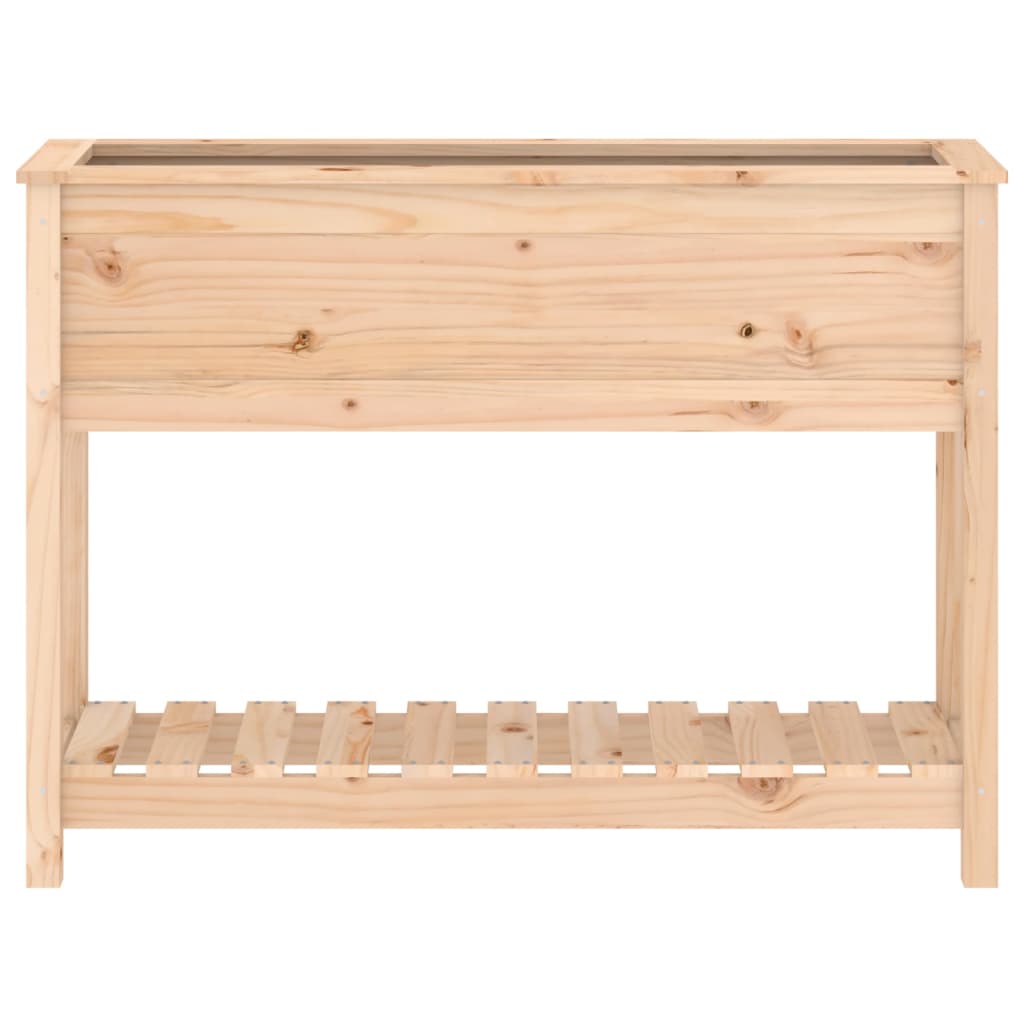 Sadilica s policom 111,5x34,5x81 cm od masivne borovine
