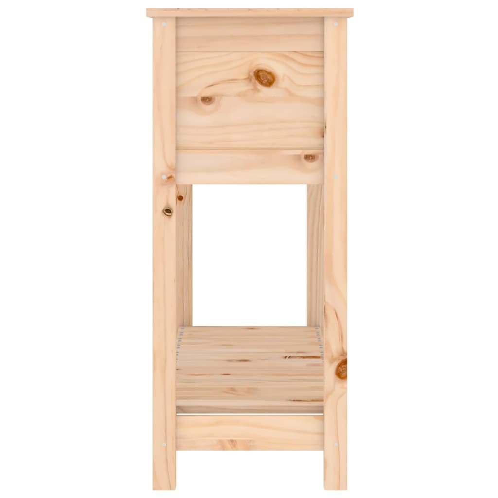 Sadilica s policom 111,5x34,5x81 cm od masivne borovine
