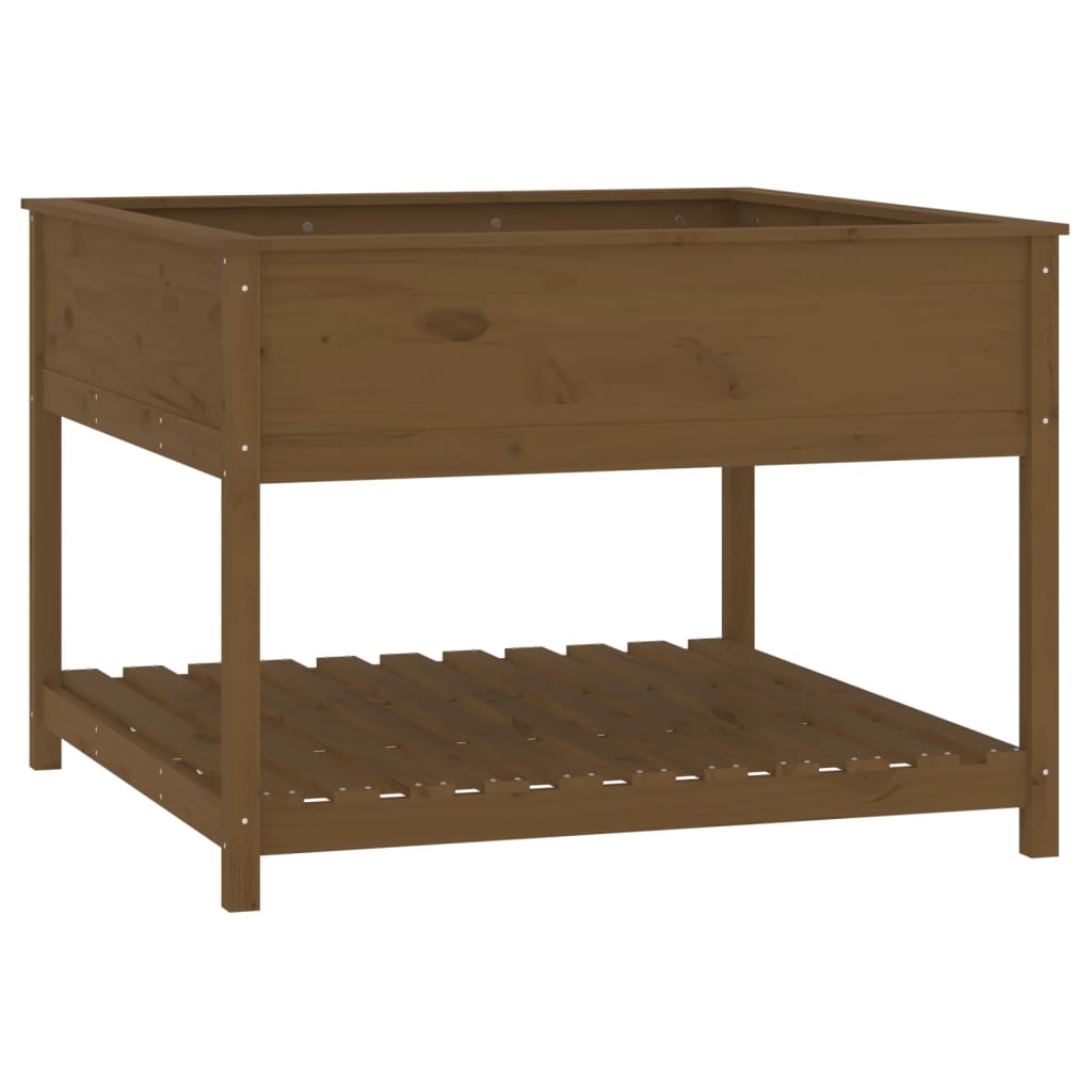 Sadilica policom boja meda 111,5x111,5x81cm od masivne borovine