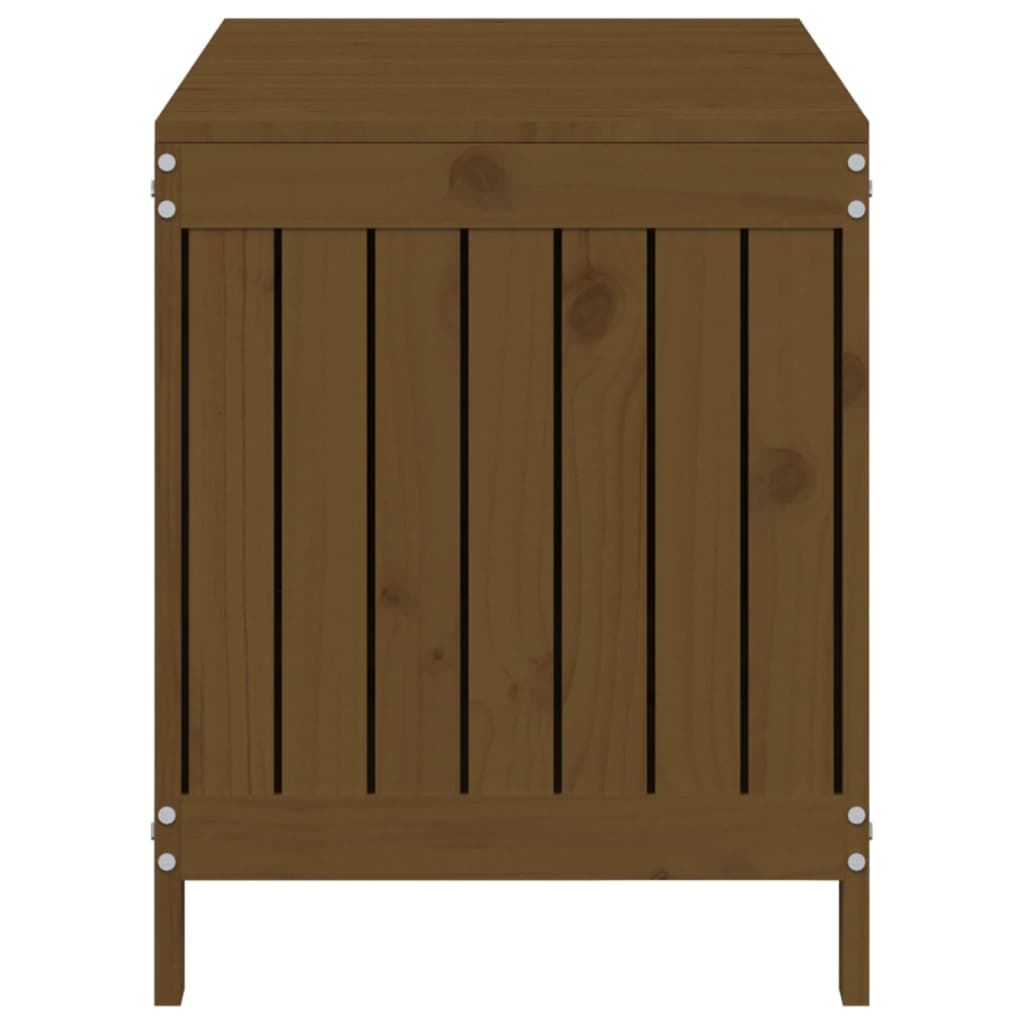 Vrtna kutija za pohranu boja meda 115x49x60 cm od borovine