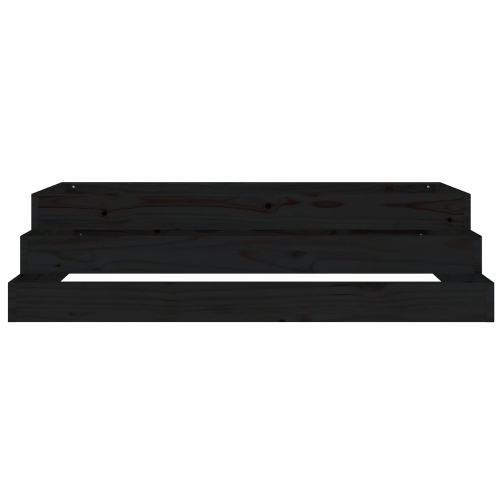 Sadilica crna 110x110x27 cm od masivne borovine