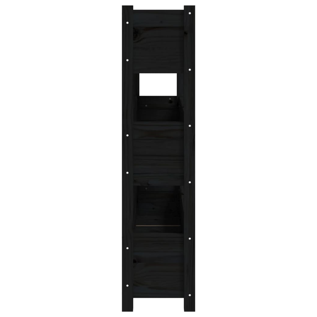 Sadilica crna 112 x 25 x 104,5 cm od masivne borovine