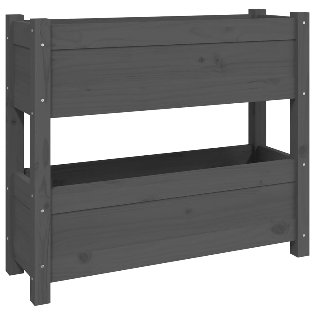 Sadilica siva 77 x 25 x 66 cm od masivne borovine