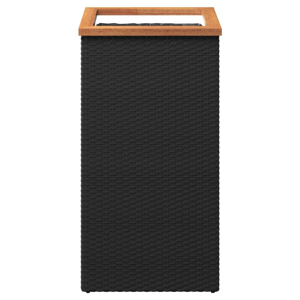 Sadilica crna 40 x 40 x 80 cm od poliratana