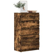 Ladičar boja dimljenog hrasta 60x36x103 cm konstruirano drvo