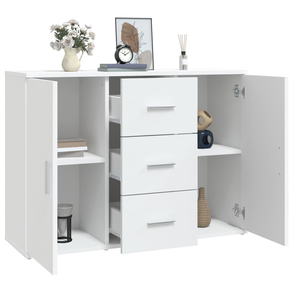 Komoda bijela 91 x 29,5 x 65 cm od konstruiranog drva