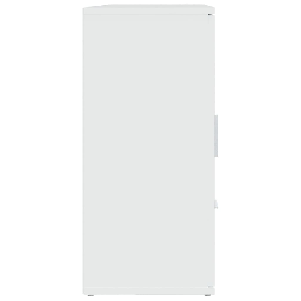 Komoda bijela 91 x 29,5 x 65 cm od konstruiranog drva
