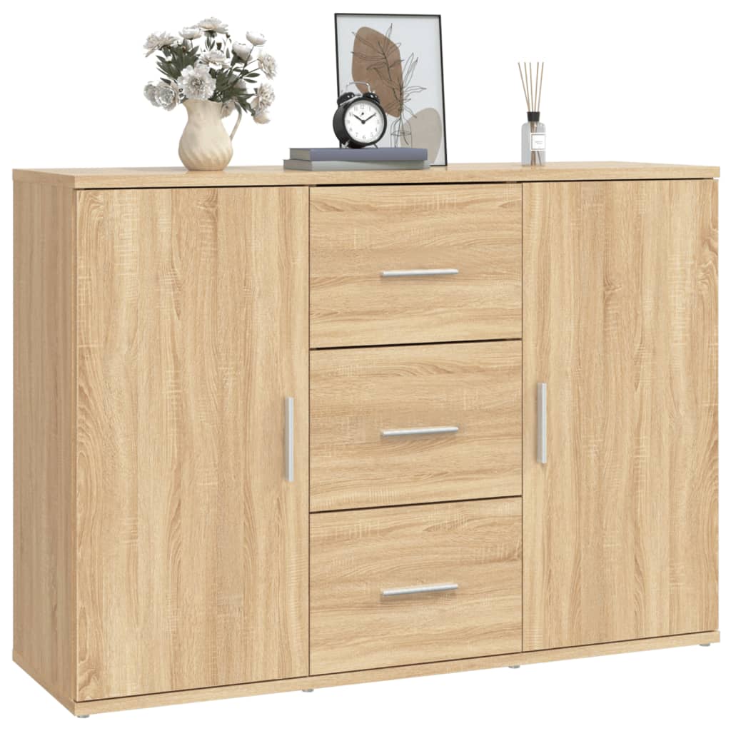 Komoda boja hrasta sonome 91x29,5x65 cm konstruirano drvo