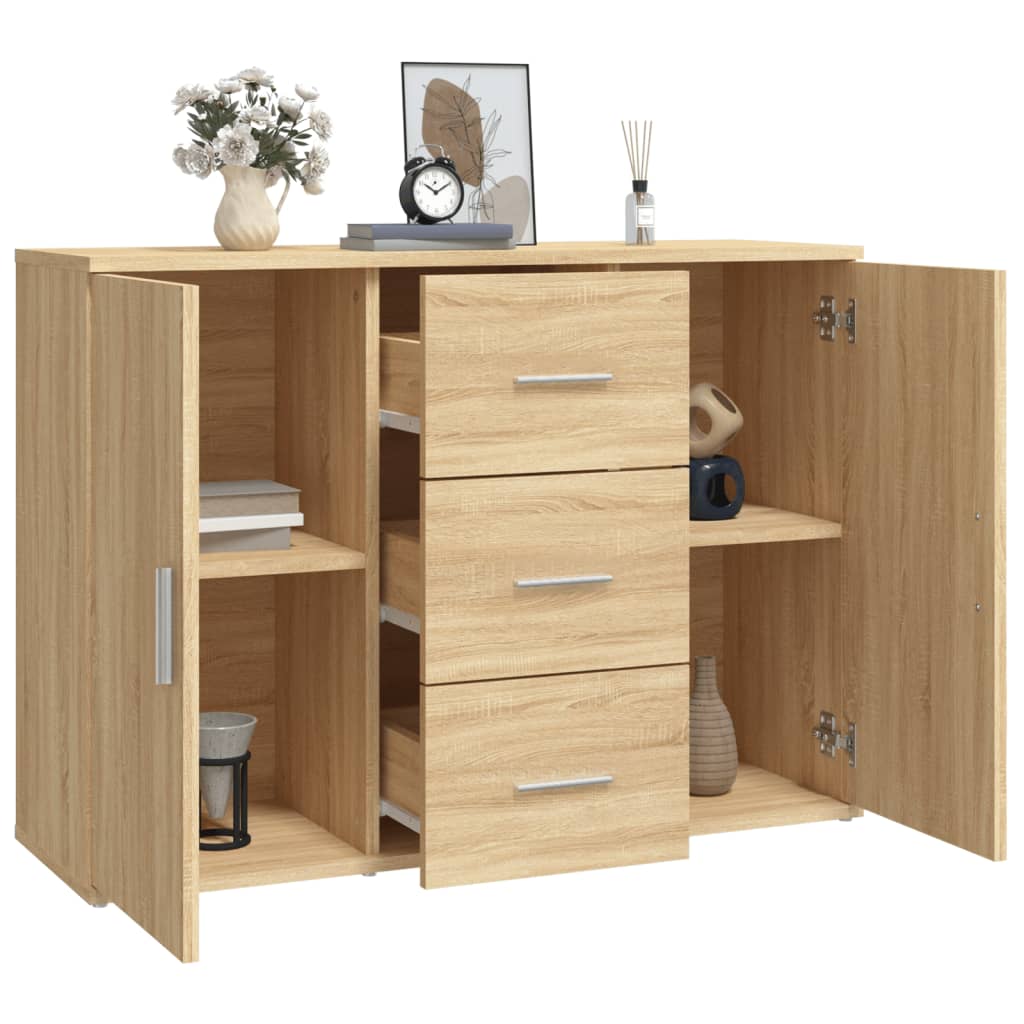 Komoda boja hrasta sonome 91x29,5x65 cm konstruirano drvo