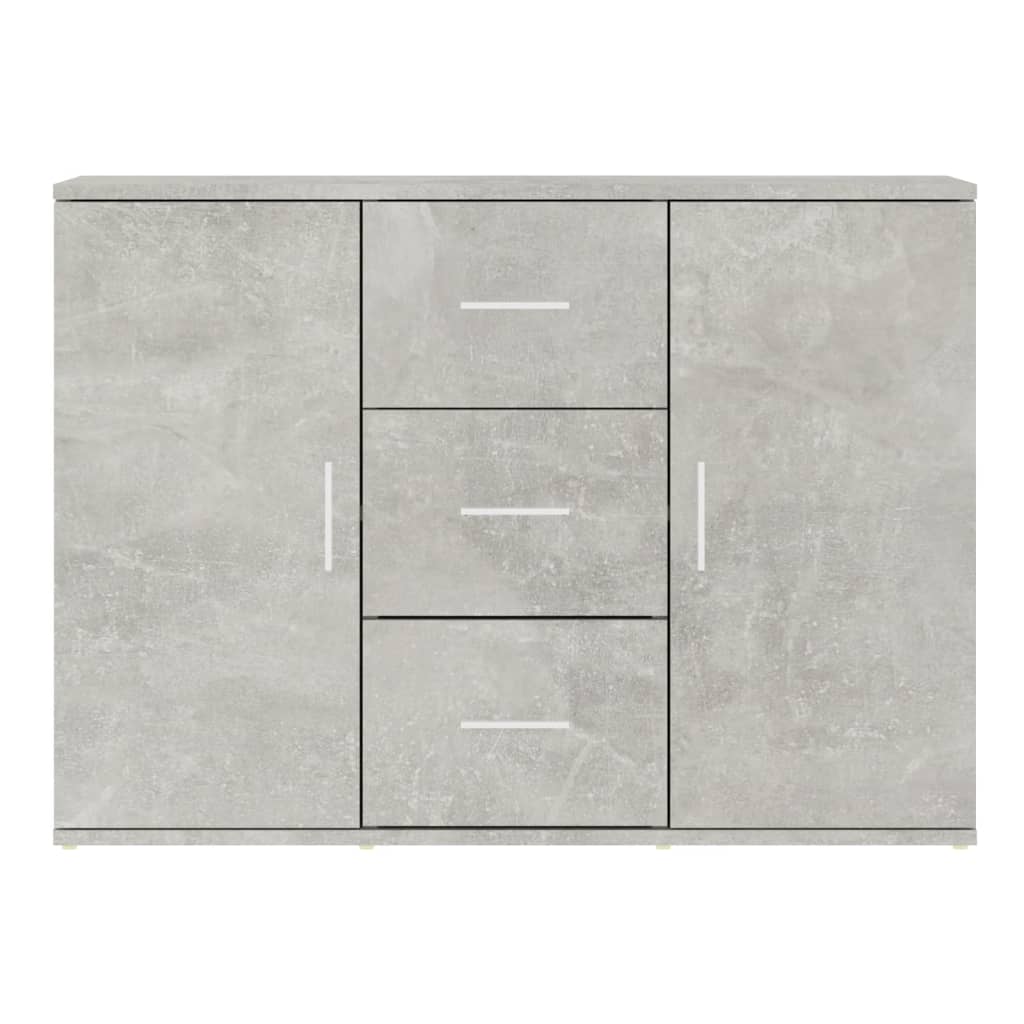 Komoda siva boja betona 91 x 29,5 x 65 cm od konstruiranog drva