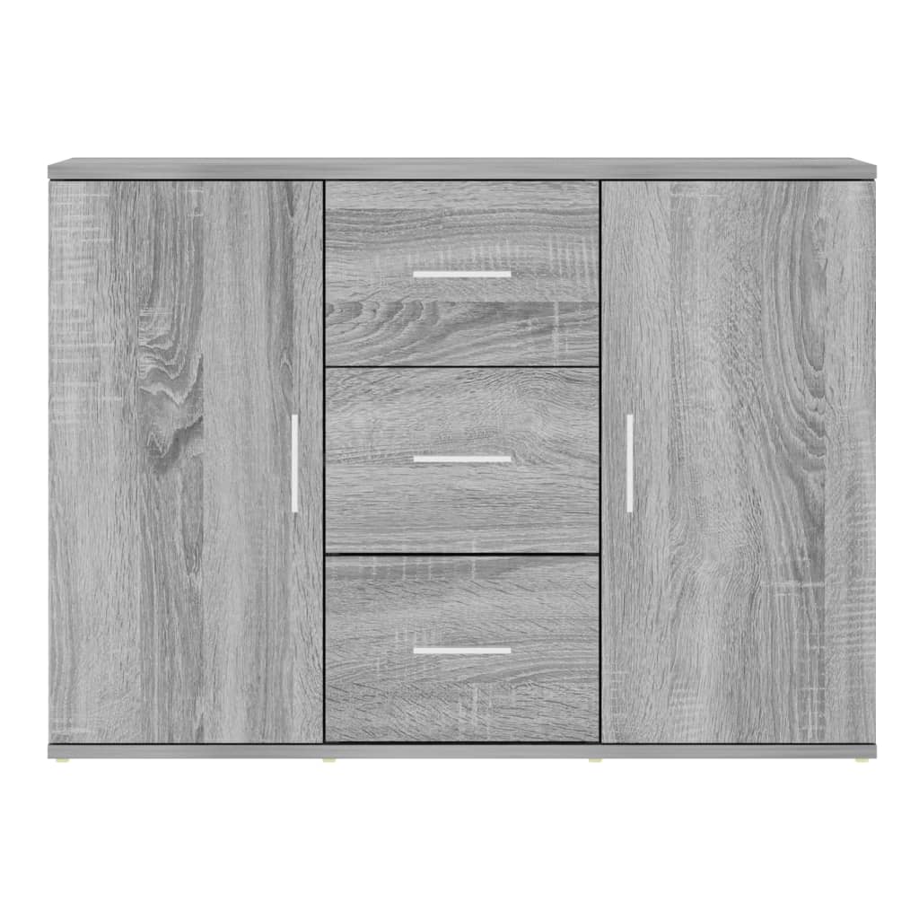 Komoda siva sonome 91x29,5x65 cm konstruirano drvo