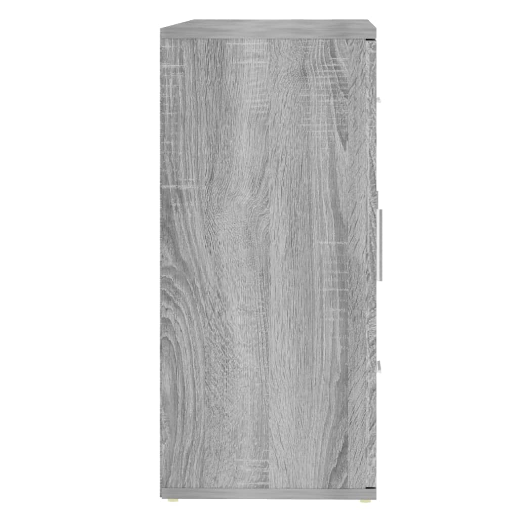 Komoda siva sonome 91x29,5x65 cm konstruirano drvo