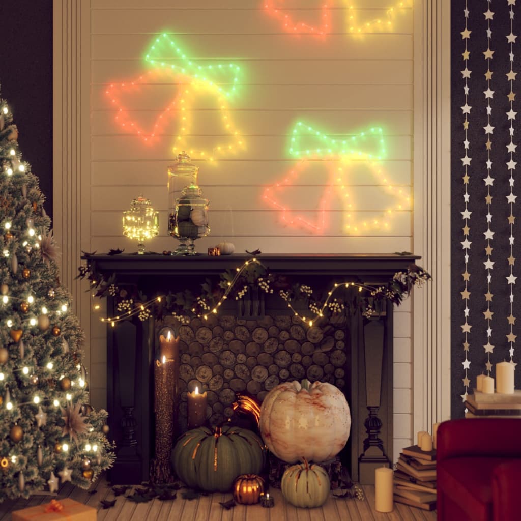 Figure božićnih zvona sa 72 LED žarulje 2 kom 50 x 56 cm