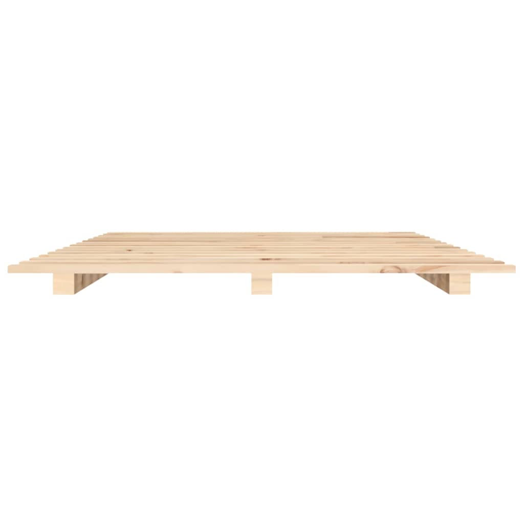 Okvir za krevet 120 x 200 cm od masivne borovine