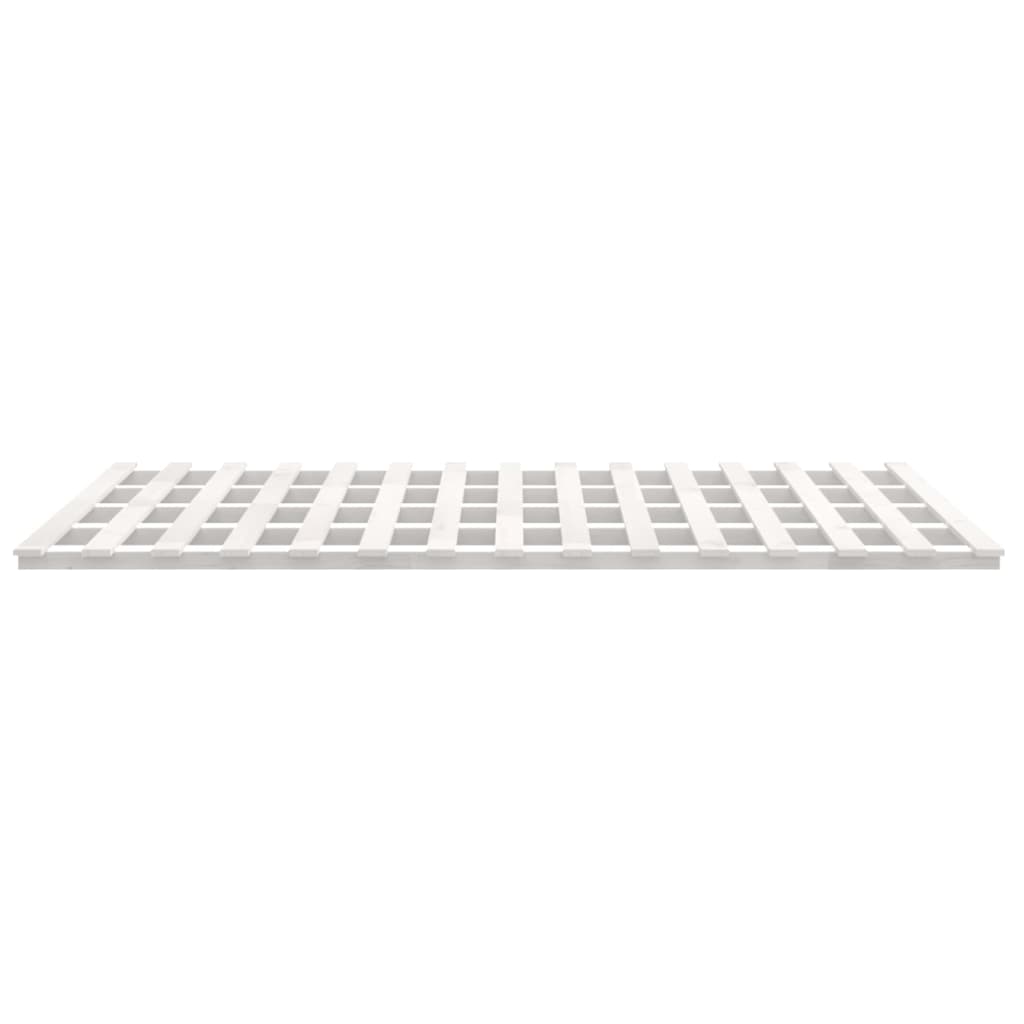 Okvir za krevet bijeli 160x200 cm od masivne borovine