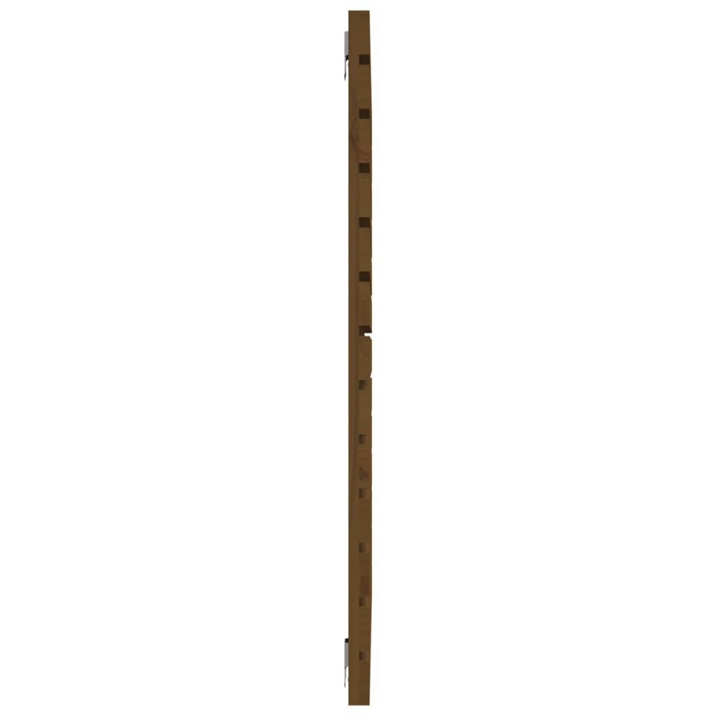 Zidno uzglavlje boja meda 81x3x91,5 cm masivna borovina