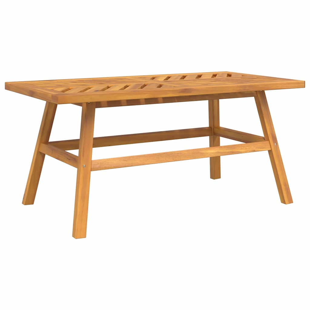 Set lounge namještaja za vrt 4 pcs Smeđa Čvrsto drvo akacije