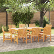 Stolac za blagovanje 8 pcs Prirodna 62.5 x 59 x 89 cm