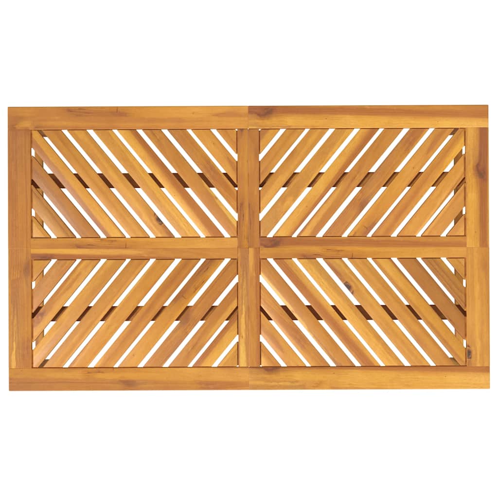 Vrtni blagovaonski stol 150 x 90 x 74 cm masivno bagremovo drvo