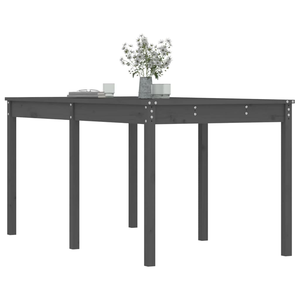 Vrtni stol sivi 159,5 x 82,5 x 76 cm od masivne borovine