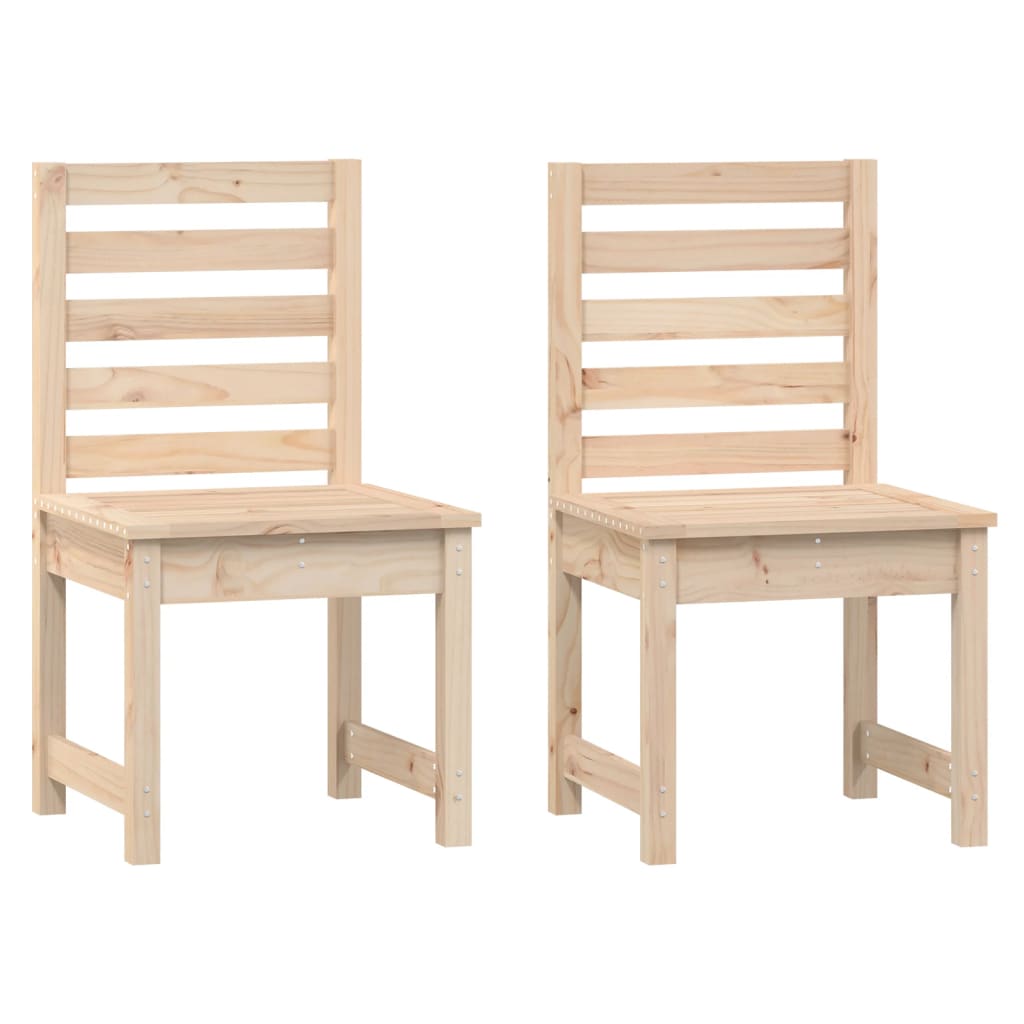 Vrtne stolice 2 kom 50x48x91,5 cm od masivne borovine