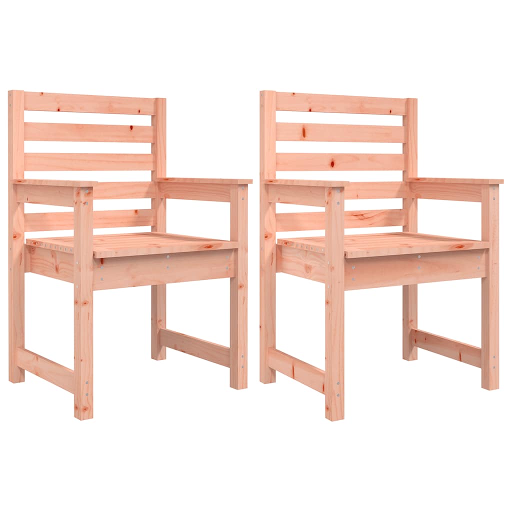 Vrtne stolice 2 kom 60 x 48 x 91 cm od masivne duglazije