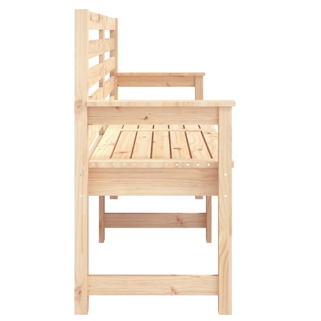 Vrtna klupa 159,5 x 48 x 91,5 cm od masivne borovine