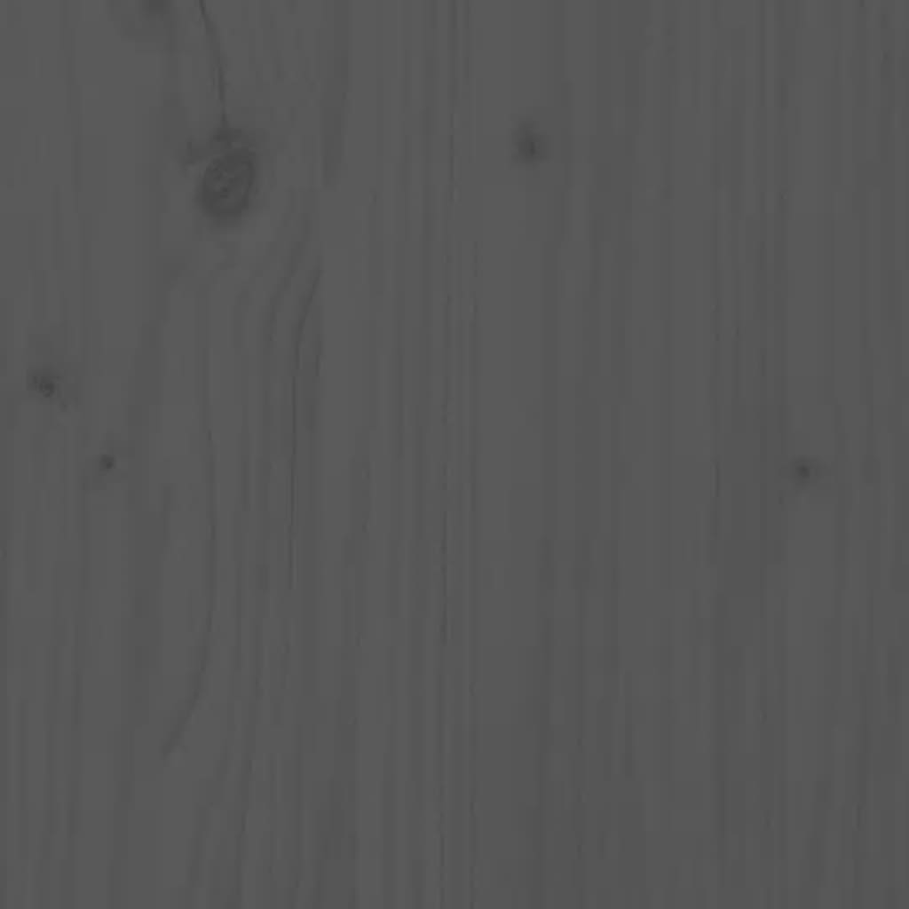 Vrtni stol sivi 121x82,5x110 cm od masivne borovine