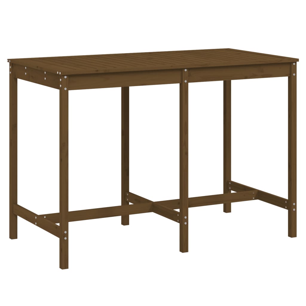 Vrtni stol boja meda 159,5 x 82,5 x 110 cm od masivne borovine