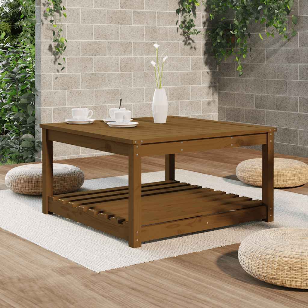 Vrtni stol boja meda 82,5x82,5x45 cm od masivne borovine