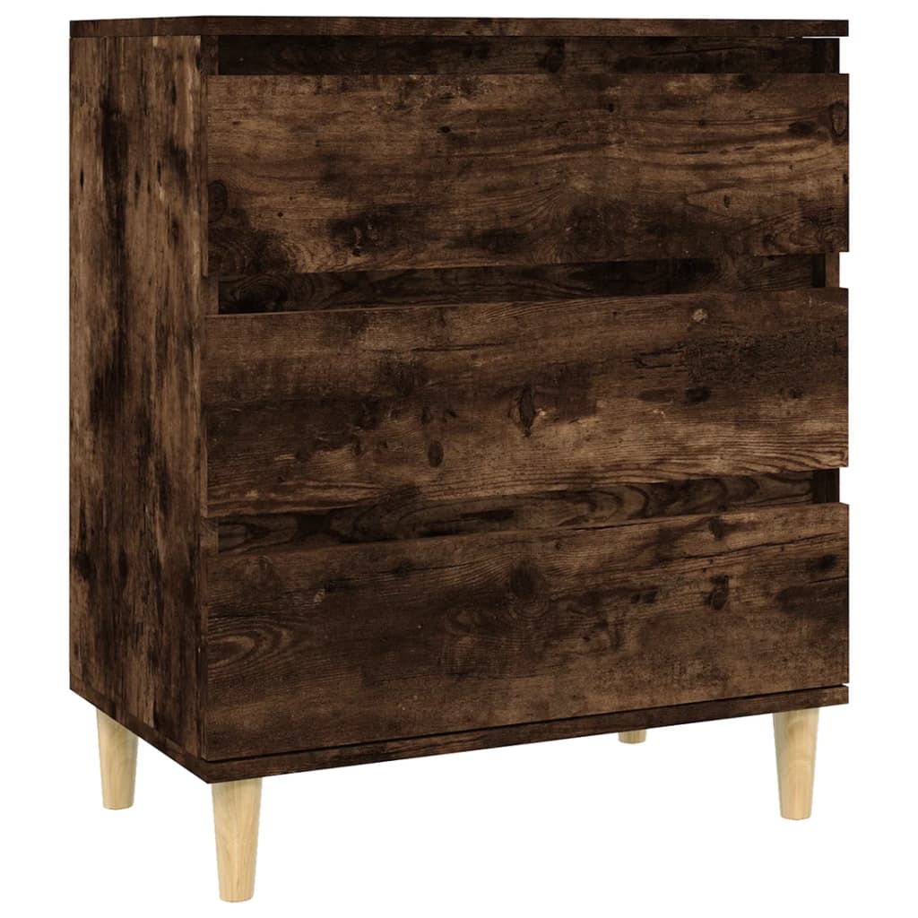 Komoda boja dimljenog hrasta 60 x 35 x 70 cm konstruirano drvo