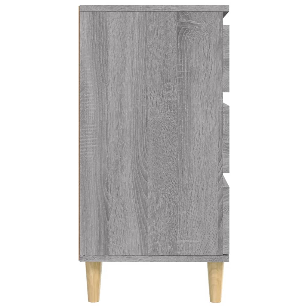 Komoda sivog hrasta sonome 60x35x70 cm od konstruiranog drva