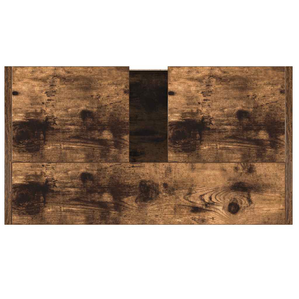 Kupaonski ormarić boja hrasta 60 x 33 x 61 cm konstruirano drvo