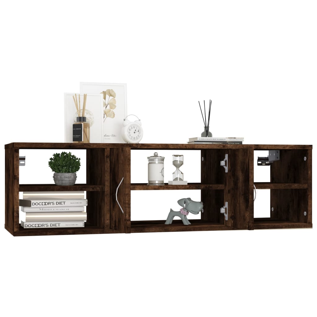 Zidna polica boja hrasta 102x30x29 cm od konstruiranog drva