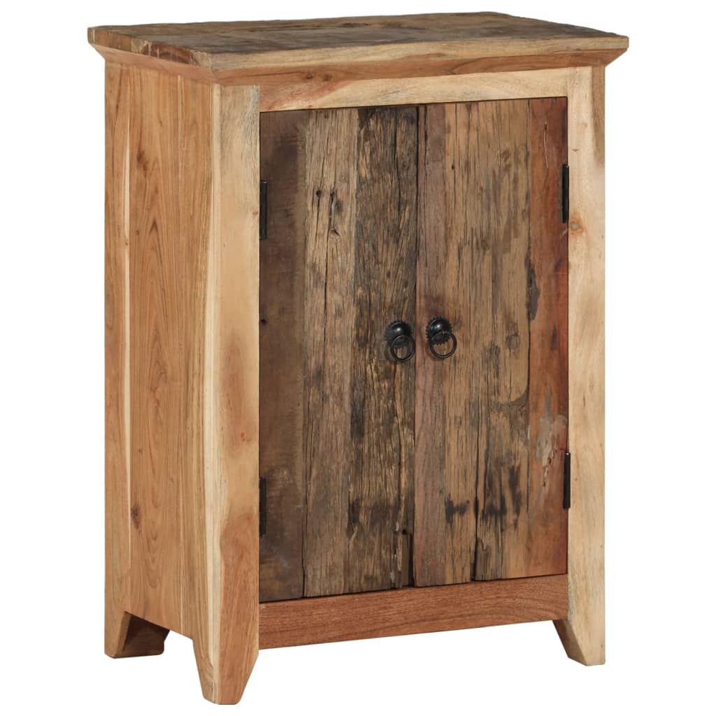 Komoda 55 x 33 x 75 cm masivno bagremovo i obnovljeno drvo