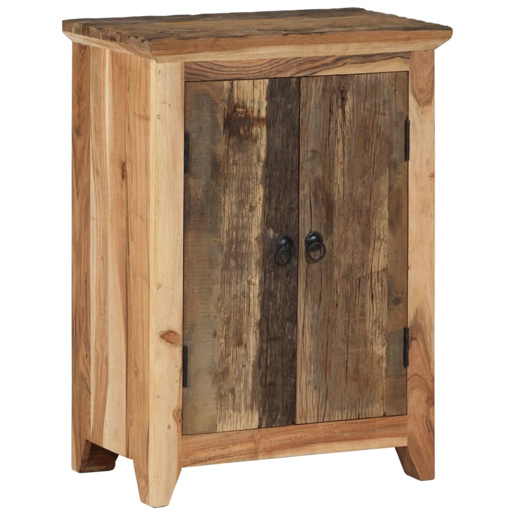 Komoda 55 x 33 x 75 cm masivno bagremovo i obnovljeno drvo