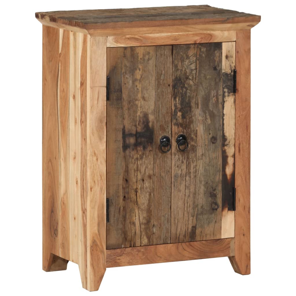 Komoda 55 x 33 x 75 cm masivno bagremovo i obnovljeno drvo