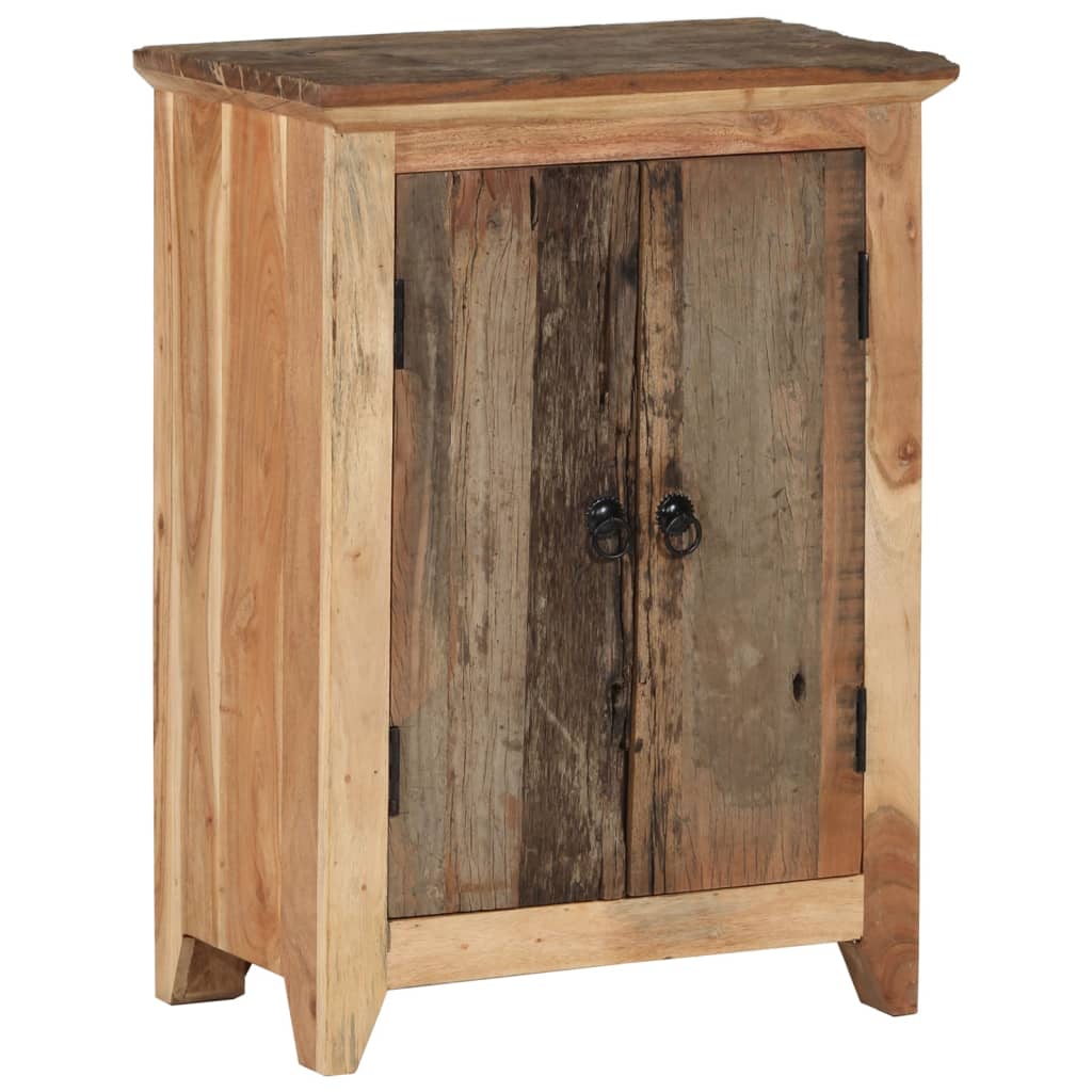 Komoda 55 x 33 x 75 cm masivno bagremovo i obnovljeno drvo