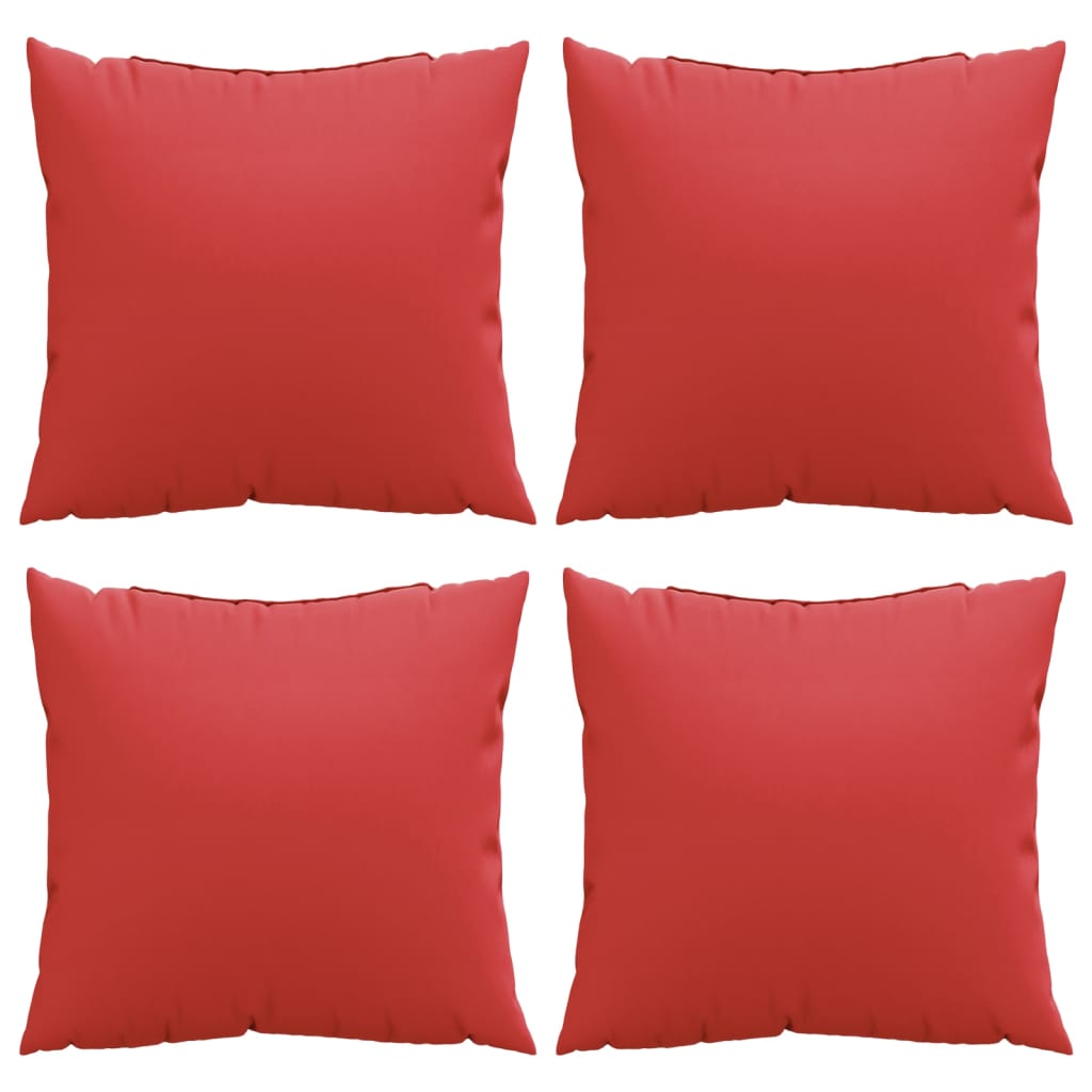 Jastuci za sofu 4 kom crveni 40 x 40 cm od tkanine