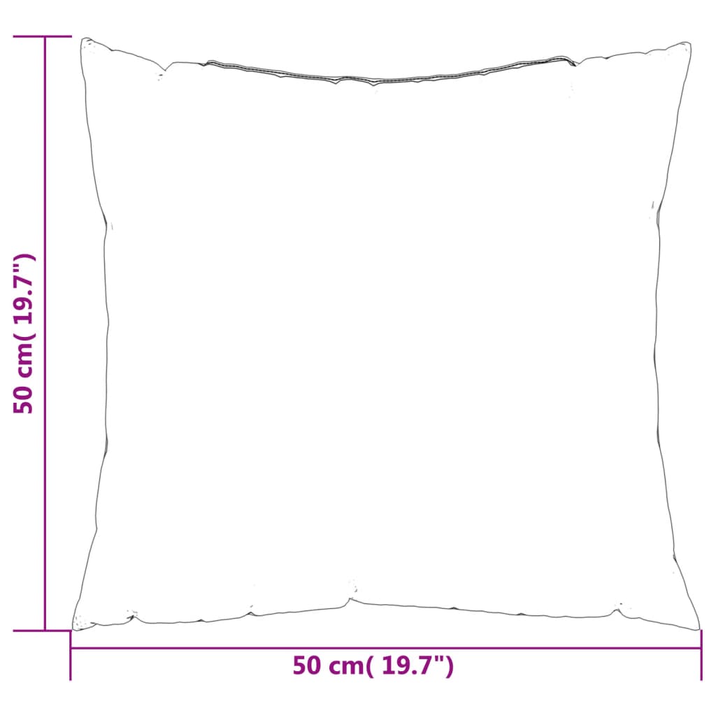 Jastuci za sofu 4 kom sivi 50 x 50 cm od tkanine