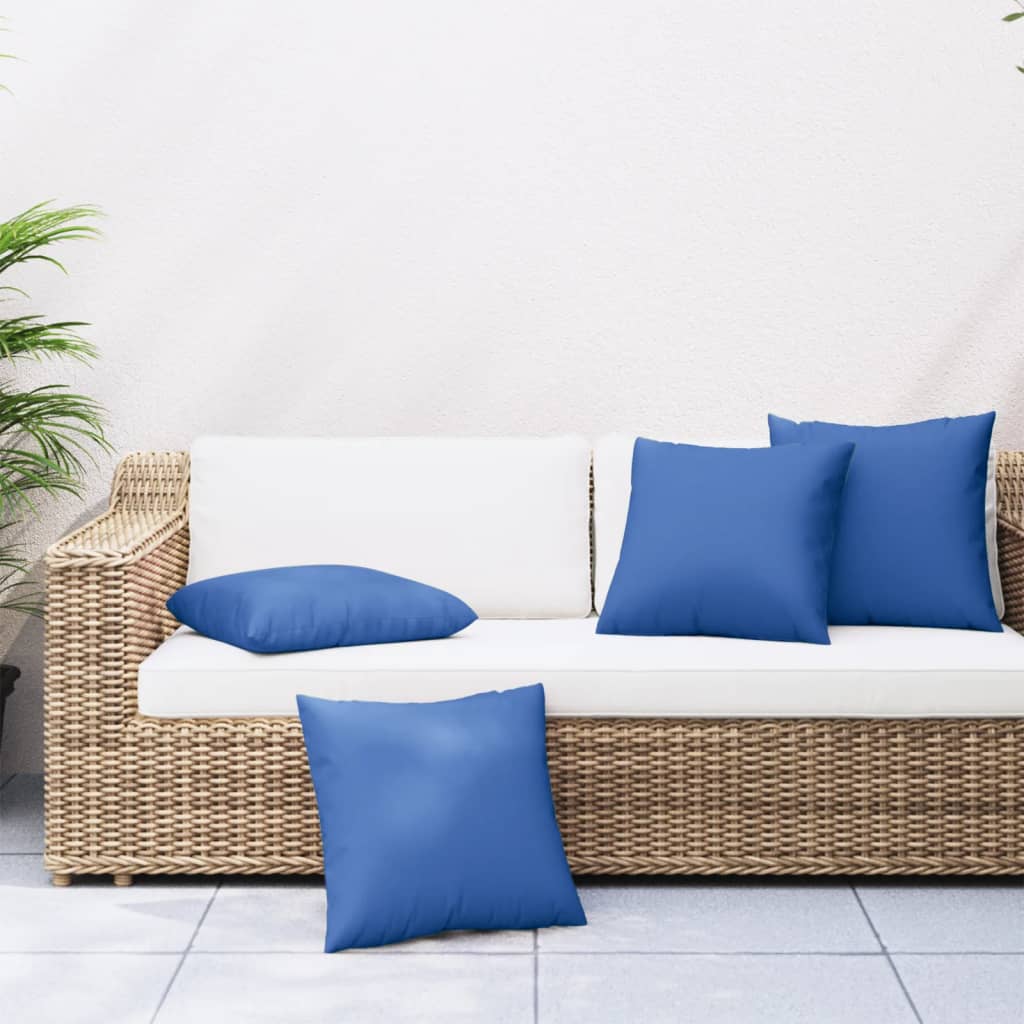 Jastuci za sofu 4 kom kraljevsko plavi 50 x 50 cm od tkanine