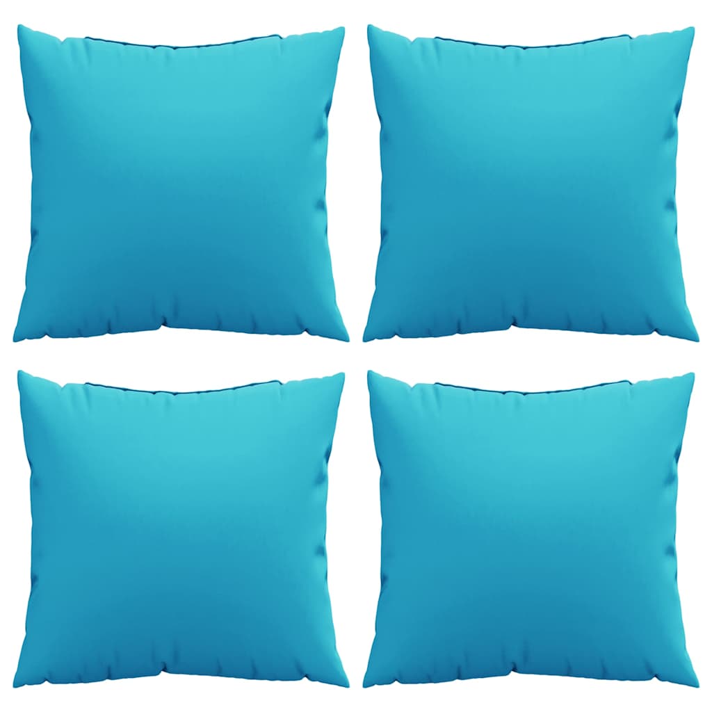 Jastučići za raspršenje 4 pcs Tirkizna 50 x 50 cm Poliester