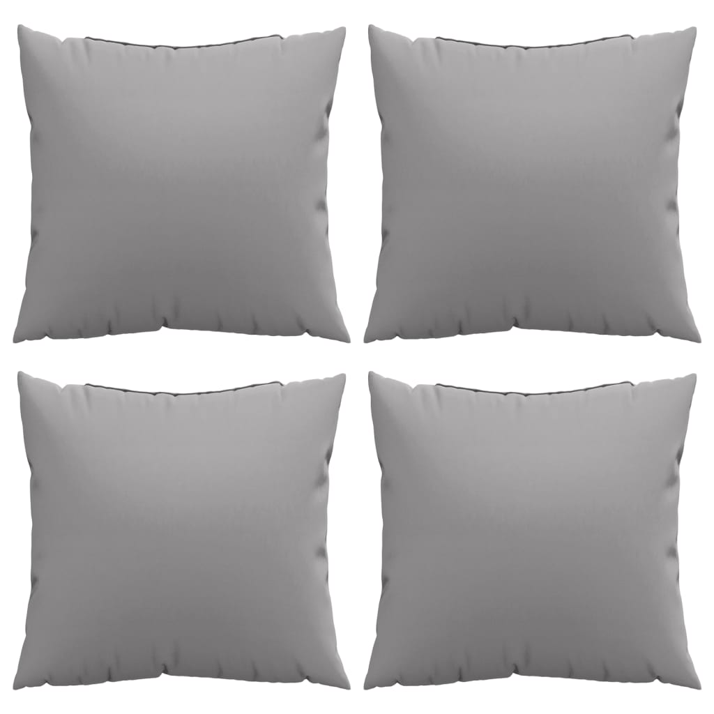 Jastuci za sofu 4 kom sivi 60 x 60 cm od tkanine