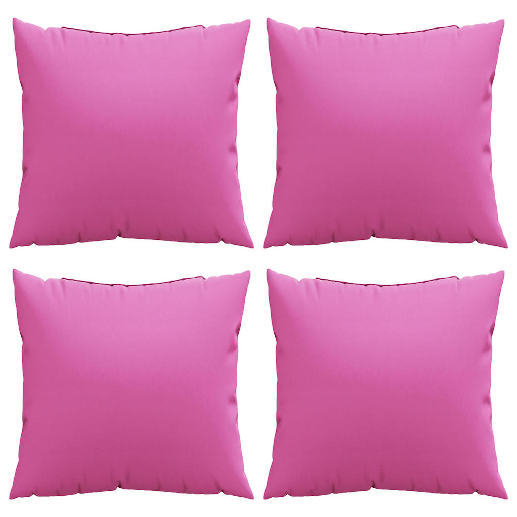 Jastučići za raspršenje 4 pcs Ružičasta 60 x 60 cm Poliester