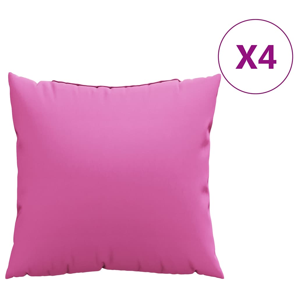 Jastučići za raspršenje 4 pcs Ružičasta 60 x 60 cm Poliester