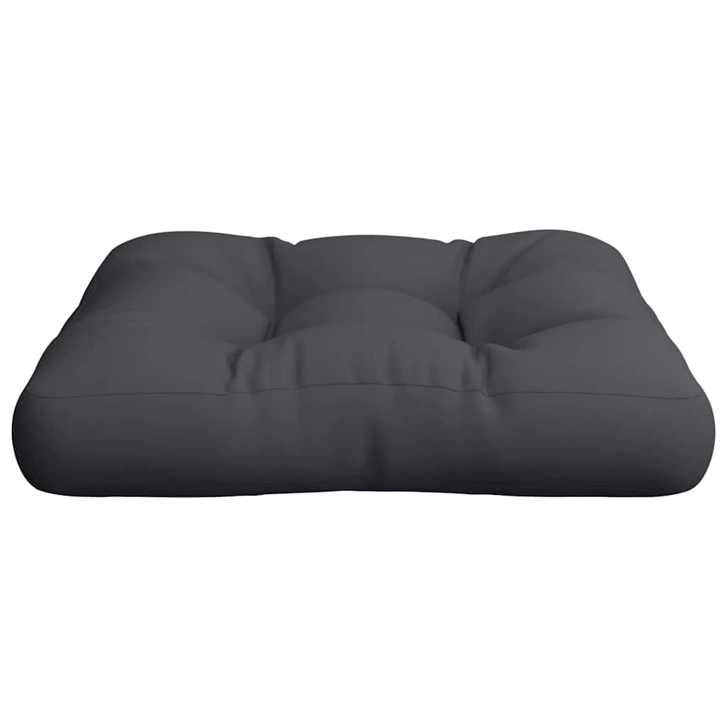 Jastuk za palete crni 60 x 60 x 12 cm od tkanine