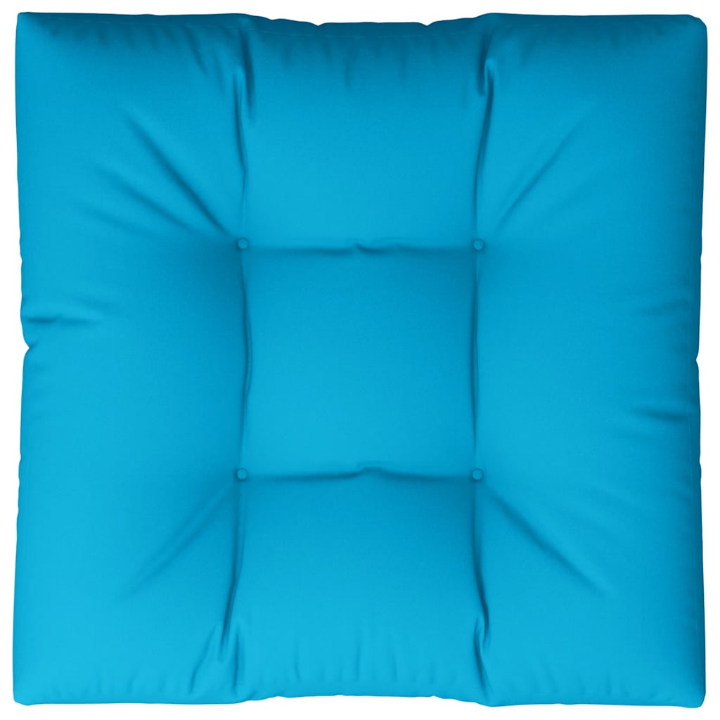 Jastuk za palete plavi 70 x 70 x 12 cm od tkanine