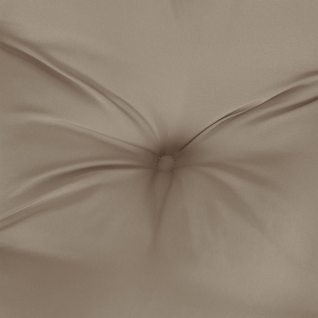 Jastuk za palete smeđesivi 70 x 70 x 12 cm od tkanine